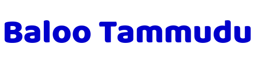 Baloo Tammudu font